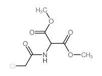 dimethyl 2-[(2-chloroacetyl)amino]propanedioate structure