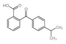 2-(4-异丙基苯甲酰基)苯甲酸结构式