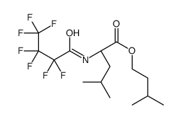 3-Methylbutyl N-(heptafluorobutyryl)leucinate Structure