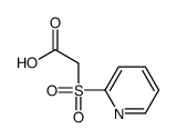 2-pyridin-2-ylsulfonylacetic acid Structure
