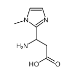 1H-Imidazole-2-propanoicacid,beta-amino-1-methyl-(9CI) structure