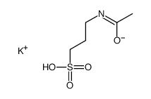 potassium 3-(acetylamino)propanesulphonate结构式