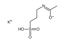 potassium 3-(acetylamino)propanesulphonate structure