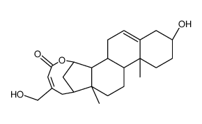 Homo-3beta-hydroxycard-5,22-dienolide结构式