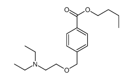BENZOIC ACID, p-((2-DIETHYLAMINOETHOXY)METHYL)-, BUTYL ESTER结构式