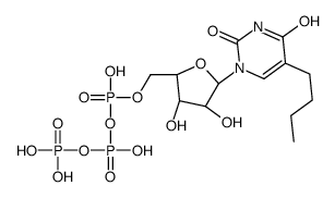 1-beta-arabinofuranosyl-5-butyluracil-5'-triphosphate结构式