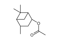 [1R-(1alpha,2alpha,4alpha,5alpha)]-4,6,6-trimethylbicyclo[3.1.1.]hept-2-yl acetate Structure
