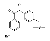 trimethyl[p-(oxophenylacetyl)benzyl]ammonium bromide structure