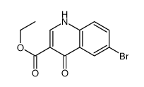 ethyl 6-bromo-4-oxo-1,4-dihydroquinoline-3-carboxylate Structure