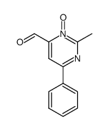 6-formyl-2-methyl-4-phenylpyrimidine 1-oxide结构式