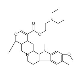 Dimethyl-1,10 dihydro-2,7 tetraphyllinate de diethylamino-2-ethyle结构式