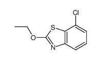 Benzothiazole, 7-chloro-2-ethoxy- (9CI) structure