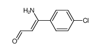 (Z)-3-amino-3-(4-chlorophenyl)acrylaldehyde结构式