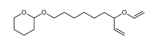 9-tetrahydropyranyloxy-3-vinyloxy-non-1-ene结构式