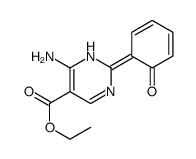 ethyl 6-amino-2-(6-oxocyclohexa-2,4-dien-1-ylidene)-1H-pyrimidine-5-carboxylate Structure