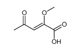 2-methoxy-4-oxopent-2-enoic acid结构式