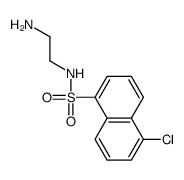 N-(2-aminoethyl)-5-chloronaphthalene-1-sulfonamide结构式