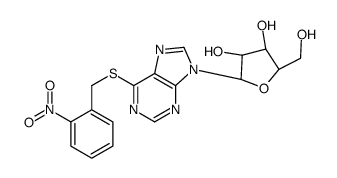 (2R,3S,4R,5R)-2-(hydroxymethyl)-5-[6-[(2-nitrophenyl)methylsulfanyl]purin-9-yl]oxolane-3,4-diol Structure