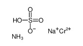 sulphuric acid, ammonium chromium sodium salt Structure