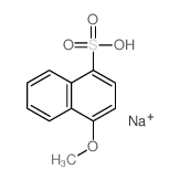 1-Naphthalenesulfonicacid, 4-methoxy-, sodium salt (1:1) picture