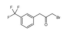 2-Propanone, 1-bromo-3-[3-(trifluoromethyl)phenyl]结构式