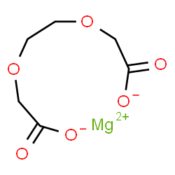 [[2,2'-(ethylenedioxy)]bis[acetato]](2-)]magnesium结构式