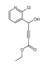 ethyl 4-(2-chloropyridin-3-yl)-4-hydroxybut-2-ynoate结构式