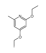 2,4-diethoxy-6-methyl-pyridine结构式