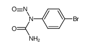 1-(4-bromophenyl)-1-nitrosourea结构式