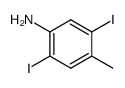 2,5-diiodo-4-methyl-aniline结构式