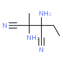 Succinonitrile,-alpha-,-bta--diamino--alpha--ethyl--bta--methyl- (1CI) structure