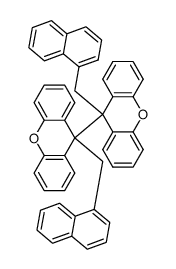 9,9'-bis-[1]naphthylmethyl-[9,9']bixanthenyl结构式