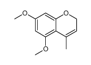 5,7-dimethoxy-4-methyl-2H-chromene Structure