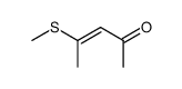 3-Penten-2-one, 4-(methylthio)-, (3E)- (9CI) structure