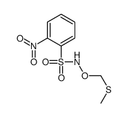 N-(methylsulfanylmethoxy)-2-nitrobenzenesulfonamide Structure