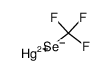 bis(trifluoromethylseleno)mercury结构式
