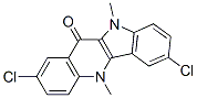 2,7-dichloro-5,10-dimethyl-5,10-dihydro-indolo[3,2-b]quinolin-11-one picture