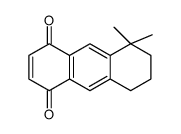 8,8-dimethyl-6,7-dihydro-5H-anthracene-1,4-dione结构式