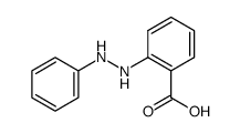 2-(N'-phenyl-hydrazino)-benzoic acid结构式