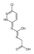 2-[(6-chloropyridazin-3-yl)carbamoylamino]acetic acid Structure