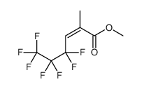 methyl 4,4,5,5,6,6,6-heptafluoro-2-methylhex-2-enoate结构式