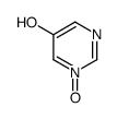 5-HYDROXYPYRIMIDINE 1-OXIDE structure