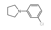 PYRROLIDINE, 1-(3-CHLOROPHENYL)- structure