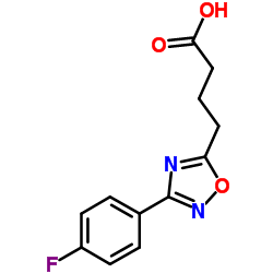 4-[3-(4-FLUORO-PHENYL)-[1,2,4]OXADIAZOL-5-YL]-BUTYRIC ACID picture