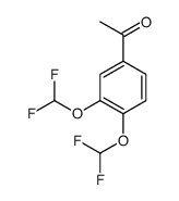 1-[3,4-bis(difluoromethoxy)phenyl]ethanone Structure