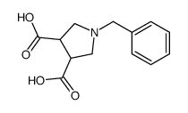 1-BENZYL-PYRROLIDINE-3,4-DICARBOXYLIC ACID structure