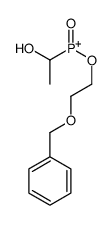 1-hydroxyethyl-oxo-(2-phenylmethoxyethoxy)phosphanium结构式