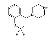 1-[2-(Trifluoromethoxy)benzyl]piperazine Structure