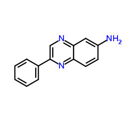 2-Phenyl-6-quinoxalinamine Structure