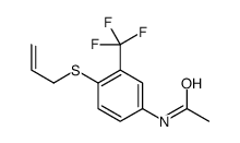 N-[4-prop-2-enylsulfanyl-3-(trifluoromethyl)phenyl]acetamide Structure